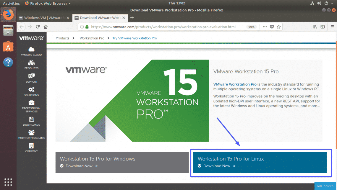 vmware workstation 15 trial download